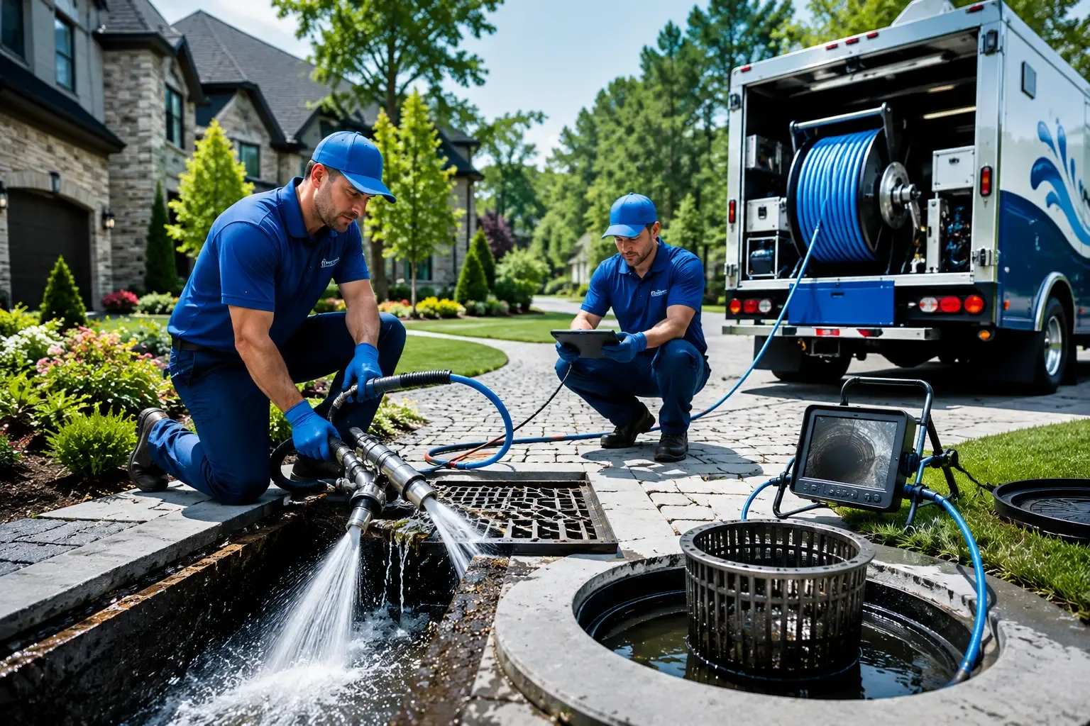 Local outdoor drain cleaning professionals in Savoy, TX
