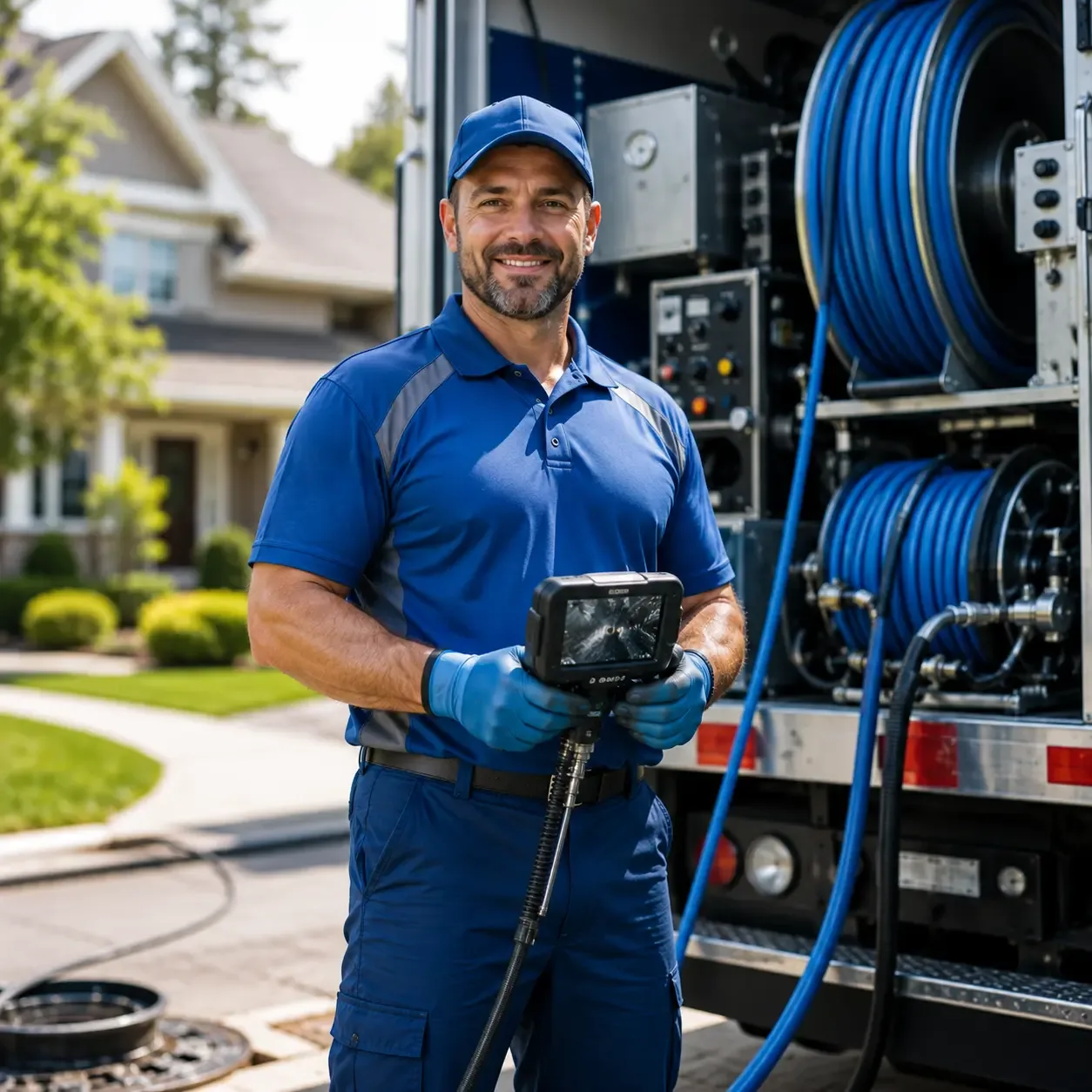 Local outdoor drain cleaning specialists in Savoy, TX
